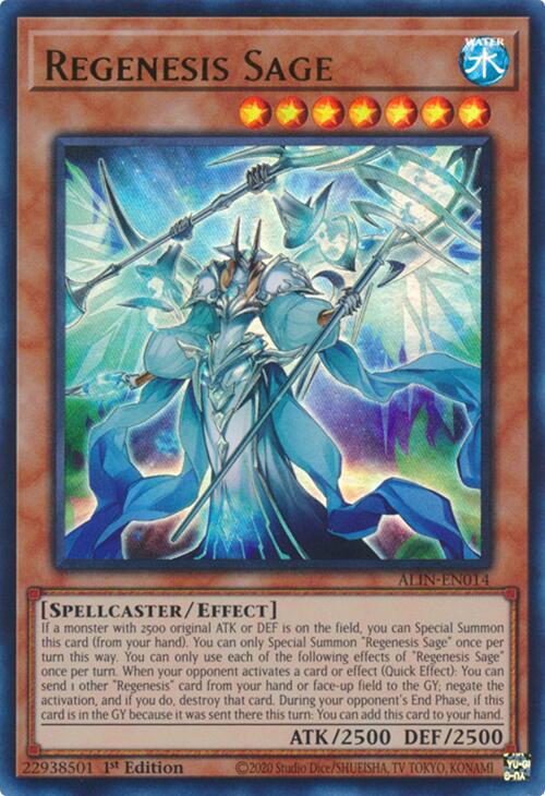 Regenesis Sage [ALIN-EN014] Ultra Rare | Good Games Adelaide SA