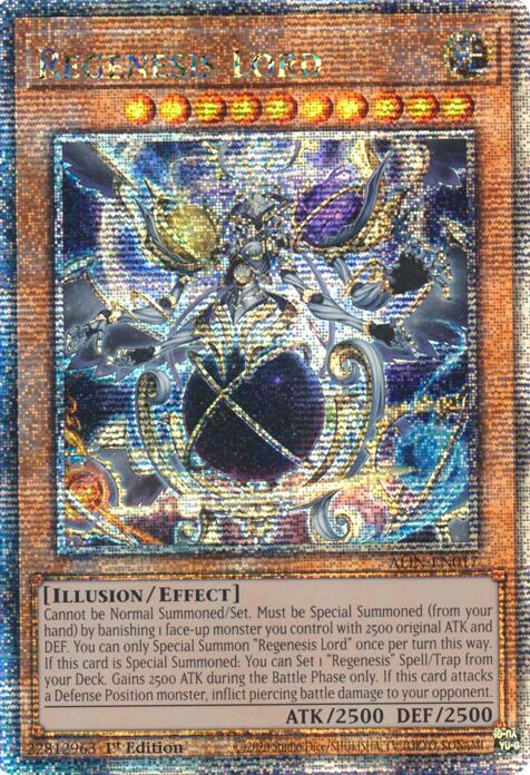 Regenesis Lord [ALIN-EN017] Quarter Century Secret Rare | Good Games Adelaide SA