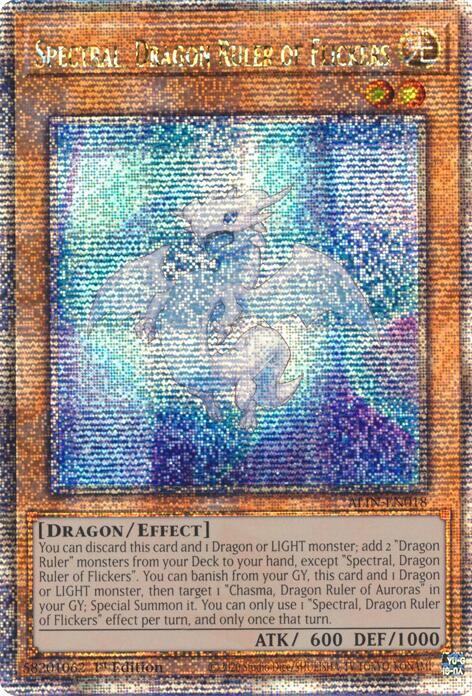 Spectral, Dragon Ruler of Flickers [ALIN-EN018] Quarter Century Secret Rare | Good Games Adelaide SA
