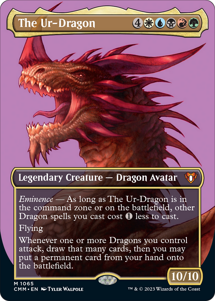 The Ur-Dragon (Textured Foil) [Commander Masters] | Good Games Adelaide SA