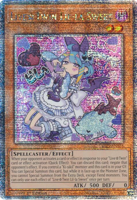 Live Twin Lil-la Sweet [ALIN-EN028] Quarter Century Secret Rare | Good Games Adelaide SA