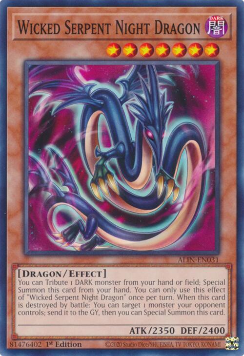 Wicked Serpent Night Dragon [ALIN-EN031] Common | Good Games Adelaide SA