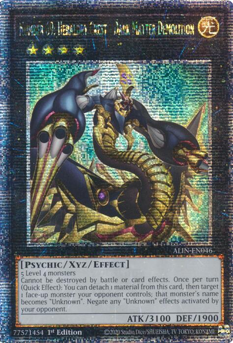 Number 69: Heraldry Crest - Dark Matter Demolition [ALIN-EN046] Quarter Century Secret Rare | Good Games Adelaide SA