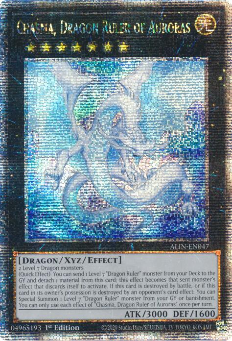 Chasma, Dragon Ruler of Auroras [ALIN-EN047] Quarter Century Secret Rare | Good Games Adelaide SA