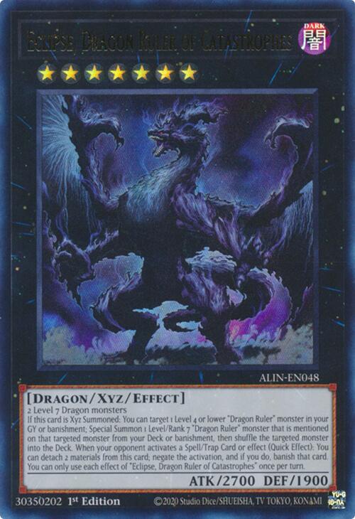 Eclipse, Dragon Ruler of Catastrophes [ALIN-EN048] Ultra Rare | Good Games Adelaide SA