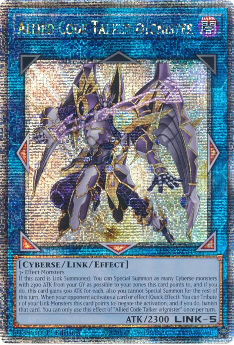 Allied Code Talker @Ignister [ALIN-EN051] Quarter Century Secret Rare | Good Games Adelaide SA