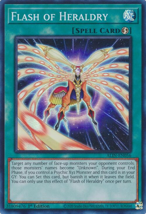 Flash of Heraldry [ALIN-EN056] Super Rare | Good Games Adelaide SA