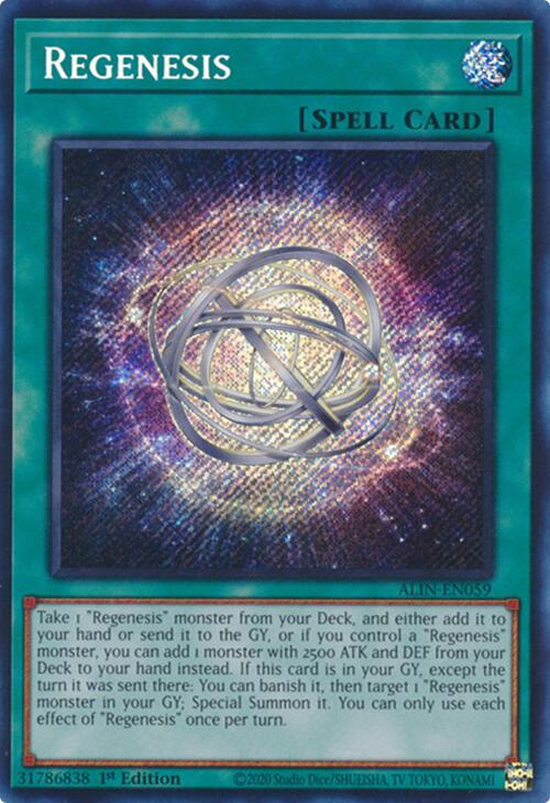 Regenesis [ALIN-EN059] Secret Rare | Good Games Adelaide SA