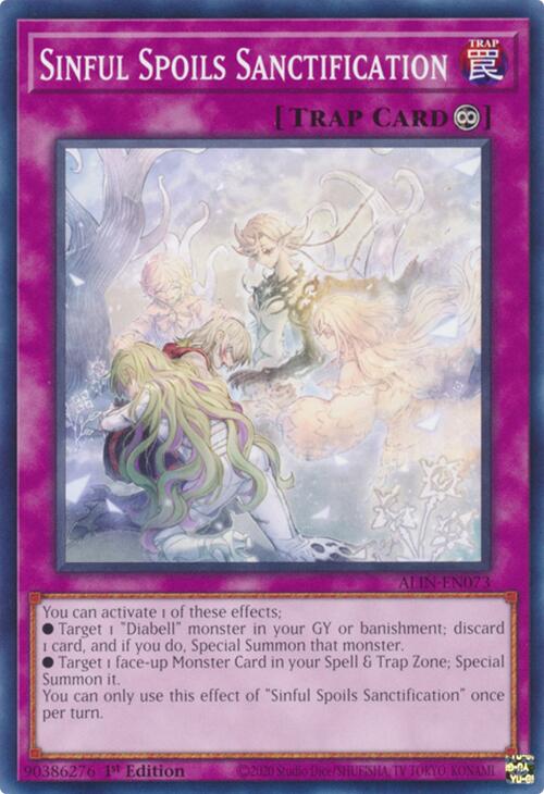 Sinful Spoils Sanctification [ALIN-EN073] Common | Good Games Adelaide SA