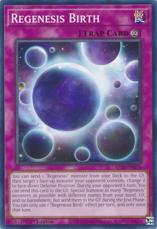 Regenesis Birth [ALIN-EN074] Common | Good Games Adelaide SA