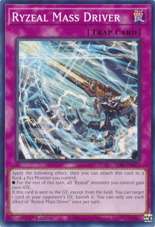 Ryzeal Mass Driver [ALIN-EN075] Common | Good Games Adelaide SA
