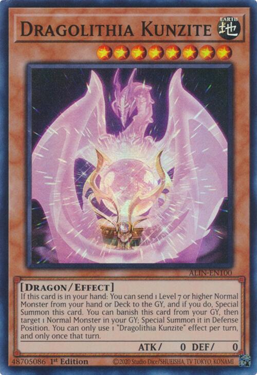 Dragolithia Kunzite [ALIN-EN100] Super Rare | Good Games Adelaide SA