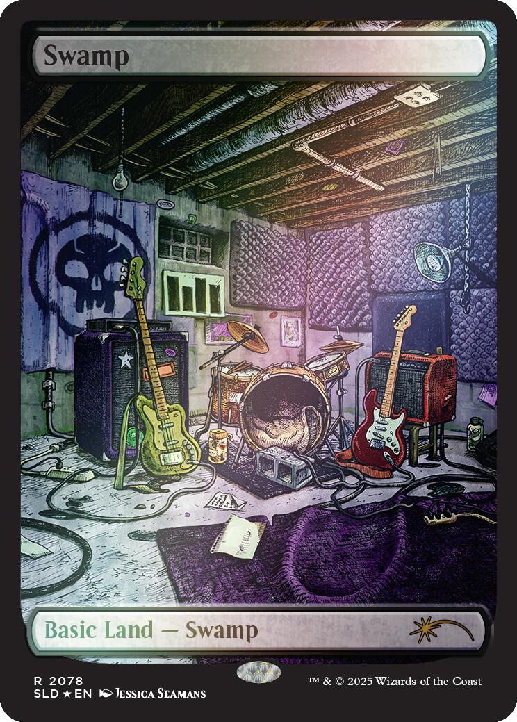Swamp (2078) (Rainbow Foil) [Secret Lair Drop Series] | Good Games Adelaide SA