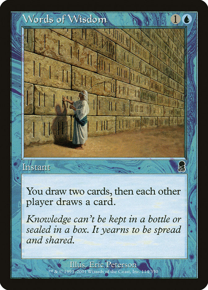 Words of Wisdom 114 (Odyssey)  - Foil | Good Games Adelaide SA