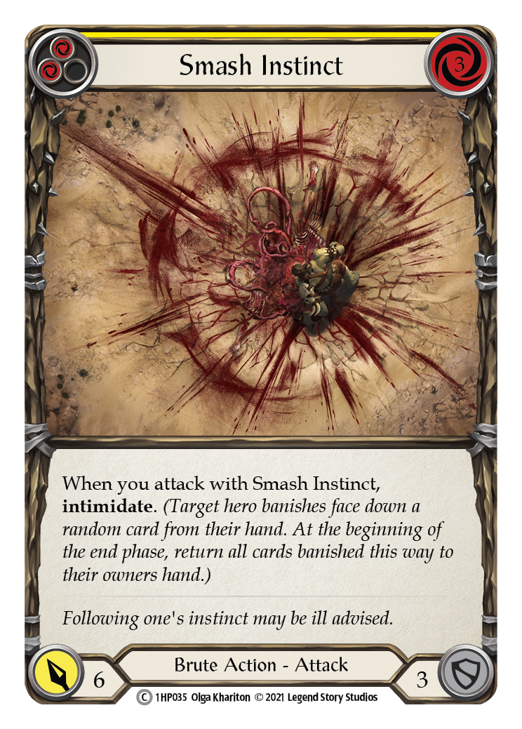 Smash Instinct (Yellow) [1HP035] | Good Games Adelaide SA