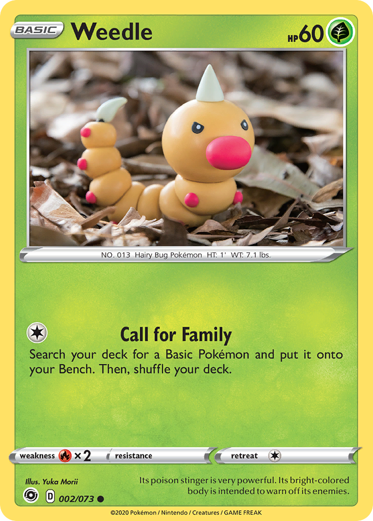 Weedle (002/073) [Sword & Shield: Champion's Path] | Good Games Adelaide SA