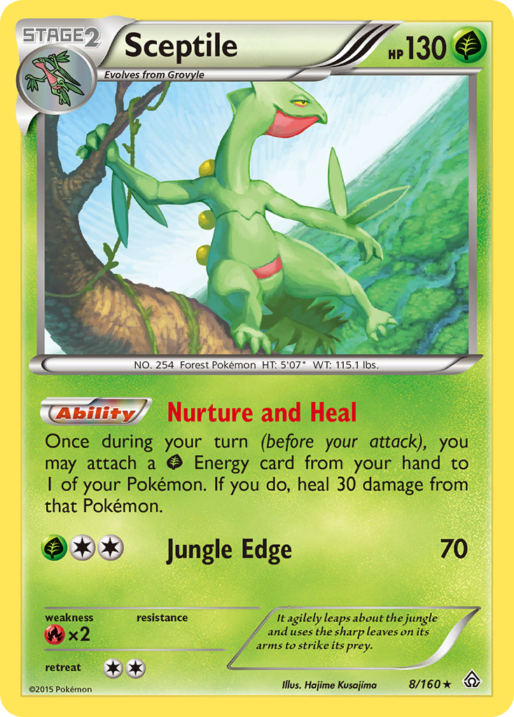 Sceptile (8/160) [XY: Primal Clash] | Good Games Adelaide SA