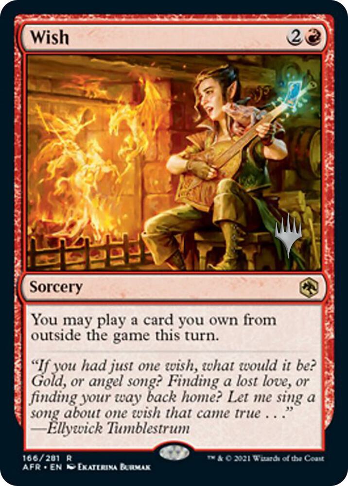 Wish 166 (Promo Pack: Adventures in the Forgotten Realms)  - Foil | Good Games Adelaide SA