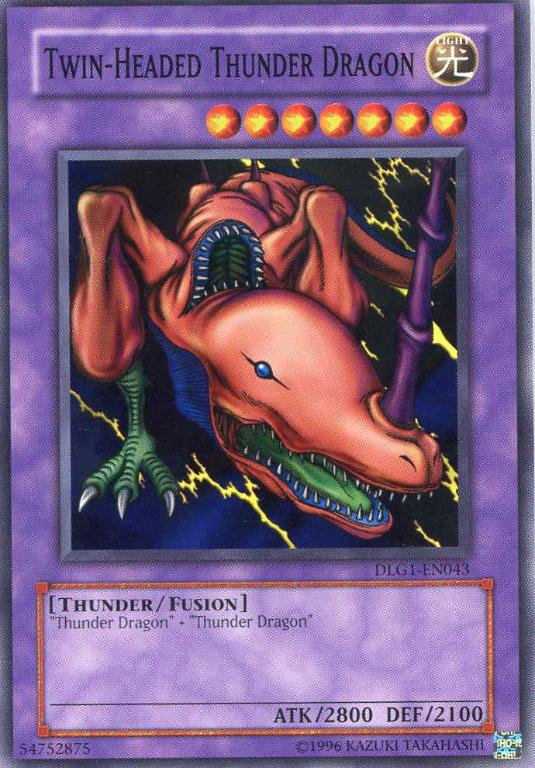 Twin-Headed Thunder Dragon [DLG1-EN043] Common | Good Games Adelaide SA