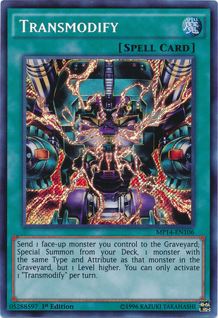 Transmodify [MP14-EN106] Secret Rare | Good Games Adelaide SA