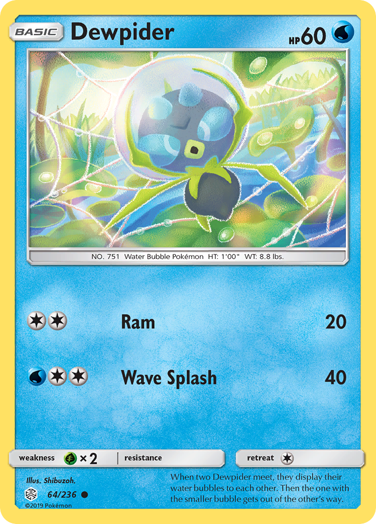Dewpider (64/236) [Sun & Moon: Cosmic Eclipse] | Good Games Adelaide SA