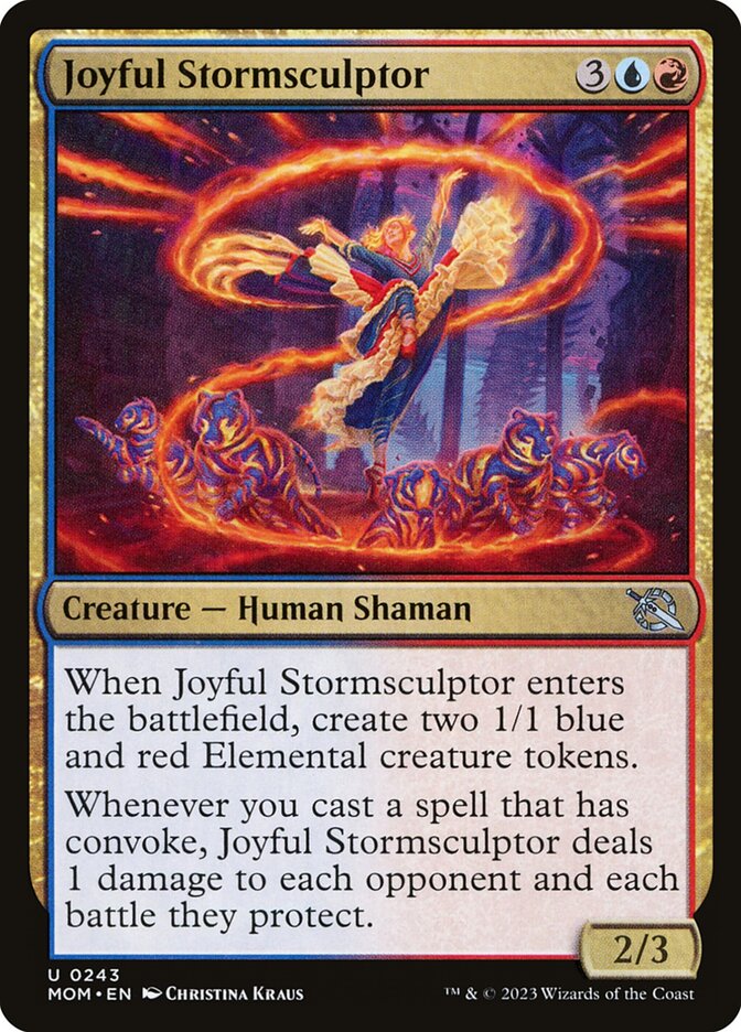 Joyful Stormsculptor 243 (March of the Machine)  - Foil | Good Games Adelaide SA