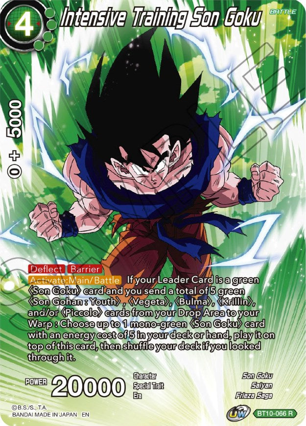 Intensive Training Son Goku (BT10-066) [Theme Selection: History of Son Goku] | Good Games Adelaide SA