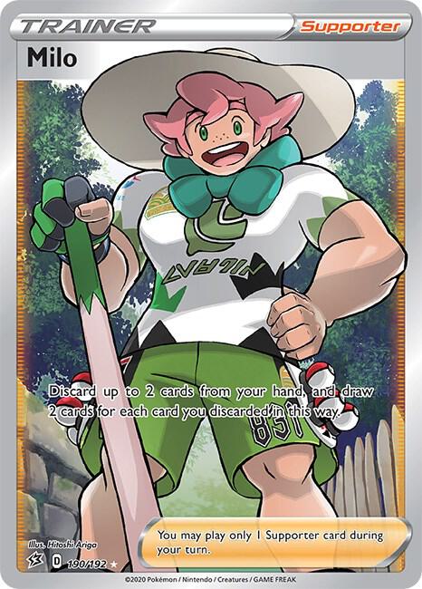 Milo Full Art 190/192 (SWSH02: Rebel Clash)  - Holofoil | Good Games Adelaide SA