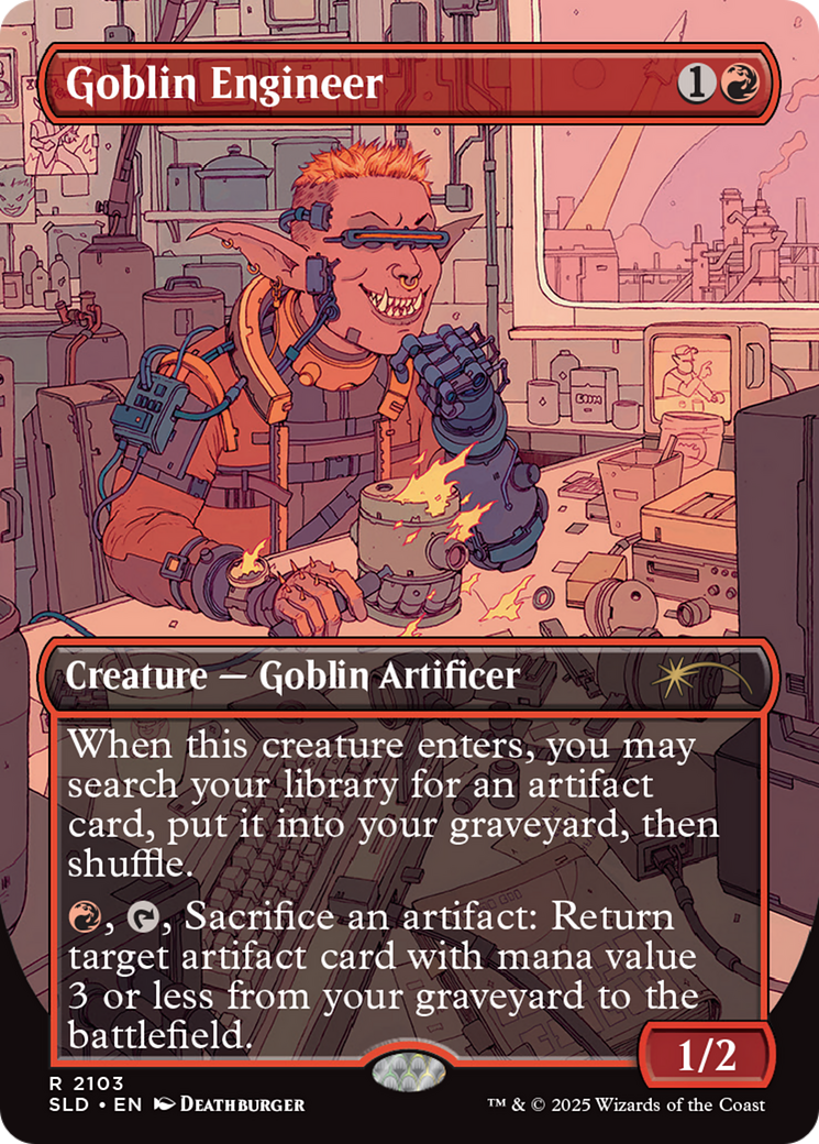 Goblin Engineer (Galaxy Foil) [Secret Lair Drop Series] | Good Games Adelaide SA