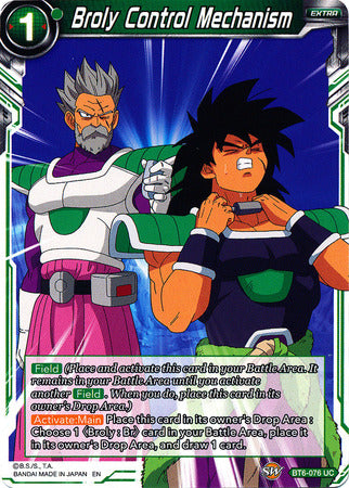 Broly Control Mechanism [BT6-076] | Good Games Adelaide SA