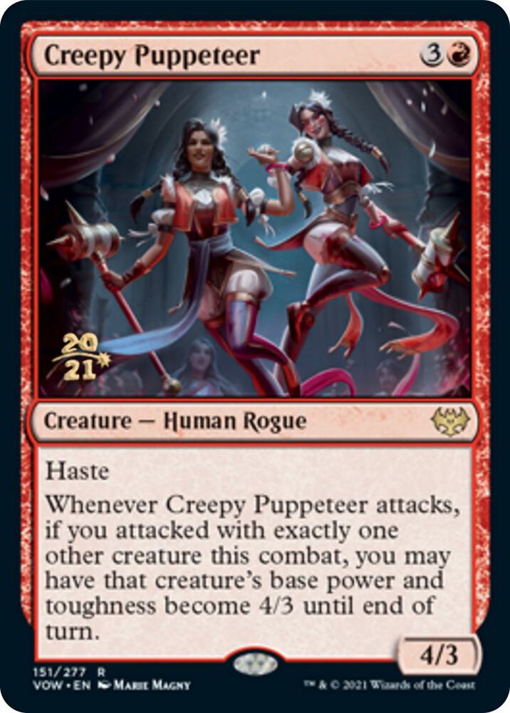 Creepy Puppeteer 151 (Prerelease Cards)  - Foil | Good Games Adelaide SA