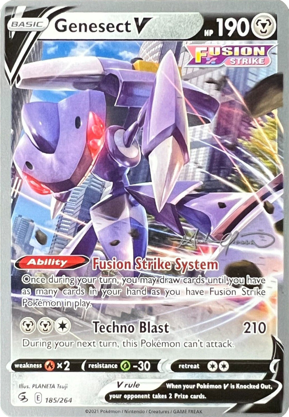 Genesect V (185/264) (The Shape of Mew - Andre Chiasson) [World Championships 2022] | Good Games Adelaide SA