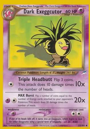 Dark Exeggutor (33/105) [Neo Destiny Unlimited] | Good Games Adelaide SA