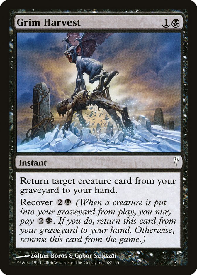 Grim Harvest 58 (Coldsnap)  - Foil | Good Games Adelaide SA