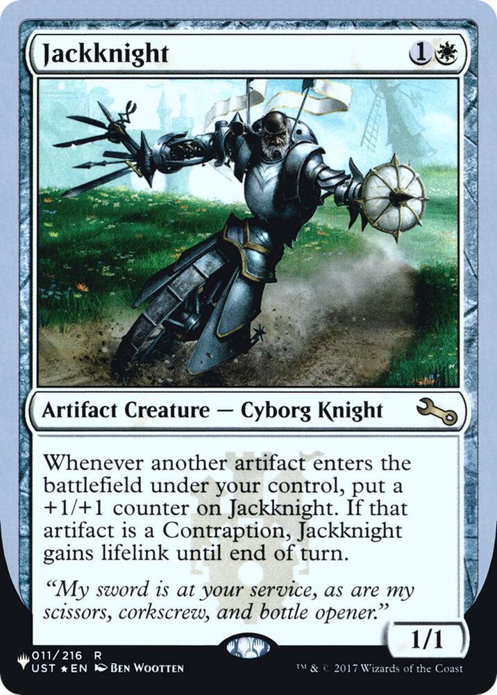 Jackknight 011/216 (The List Reprints)  - Foil | Good Games Adelaide SA