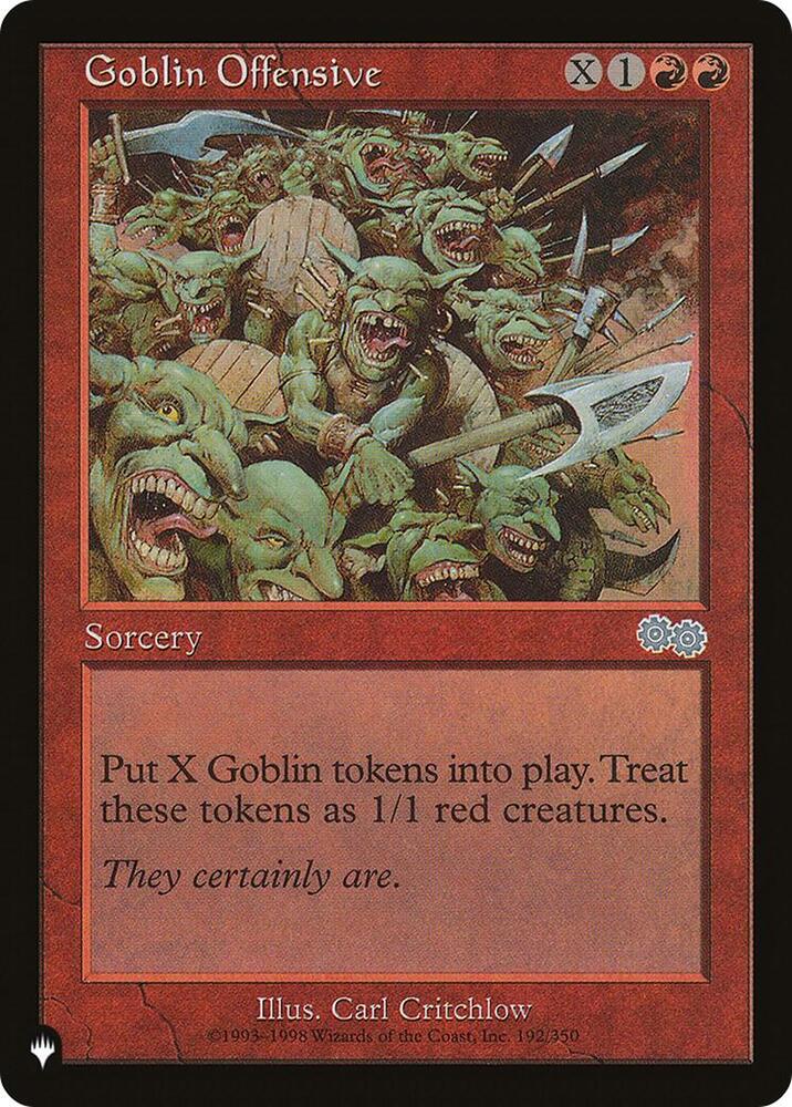 Goblin Offensive 192/350 (The List Reprints)  | Good Games Adelaide SA