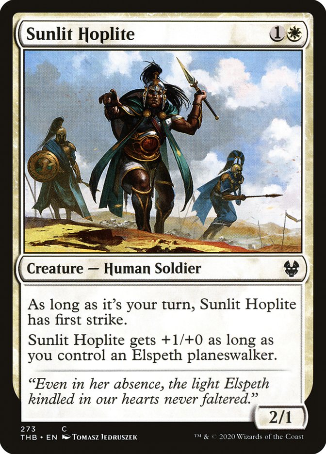 Sunlit Hoplite 273 (Theros Beyond Death)  | Good Games Adelaide SA