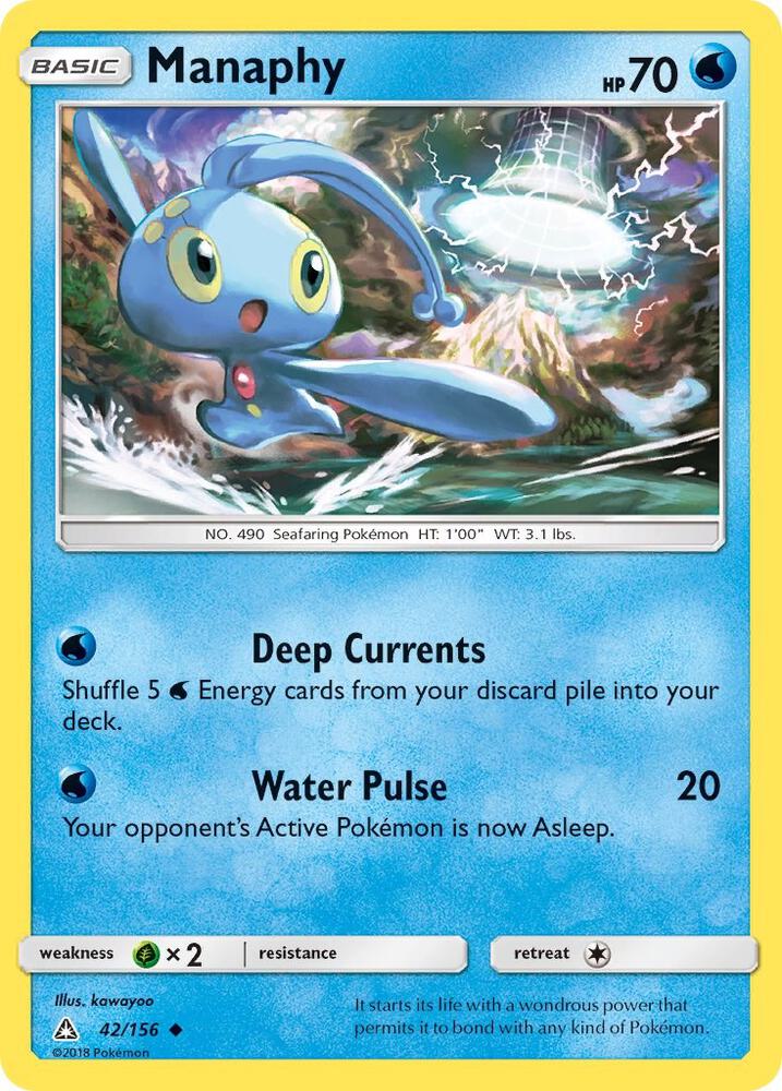 Manaphy 42/156 (SM - Ultra Prism)  | Good Games Adelaide SA
