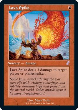 Lava Spike 347 (Time Spiral: Remastered)  - Foil | Good Games Adelaide SA