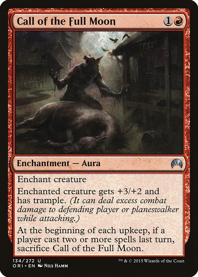 Call of the Full Moon 134 (Magic Origins)  - Foil | Good Games Adelaide SA