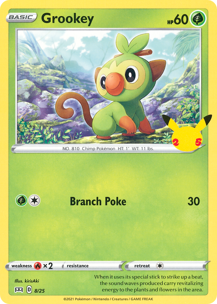 Grookey (8/25) [McDonald's 25th Anniversary] | Good Games Adelaide SA