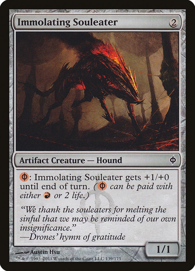 Immolating Souleater 139 (New Phyrexia)  | Good Games Adelaide SA