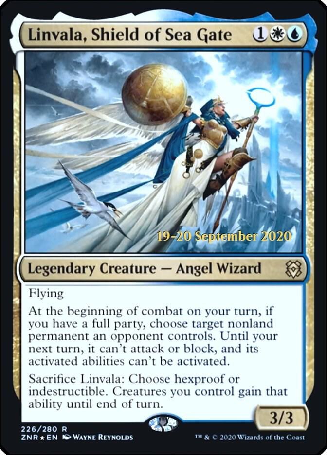 Linvala Shield of Sea Gate 226 (Prerelease Cards)  - Foil | Good Games Adelaide SA