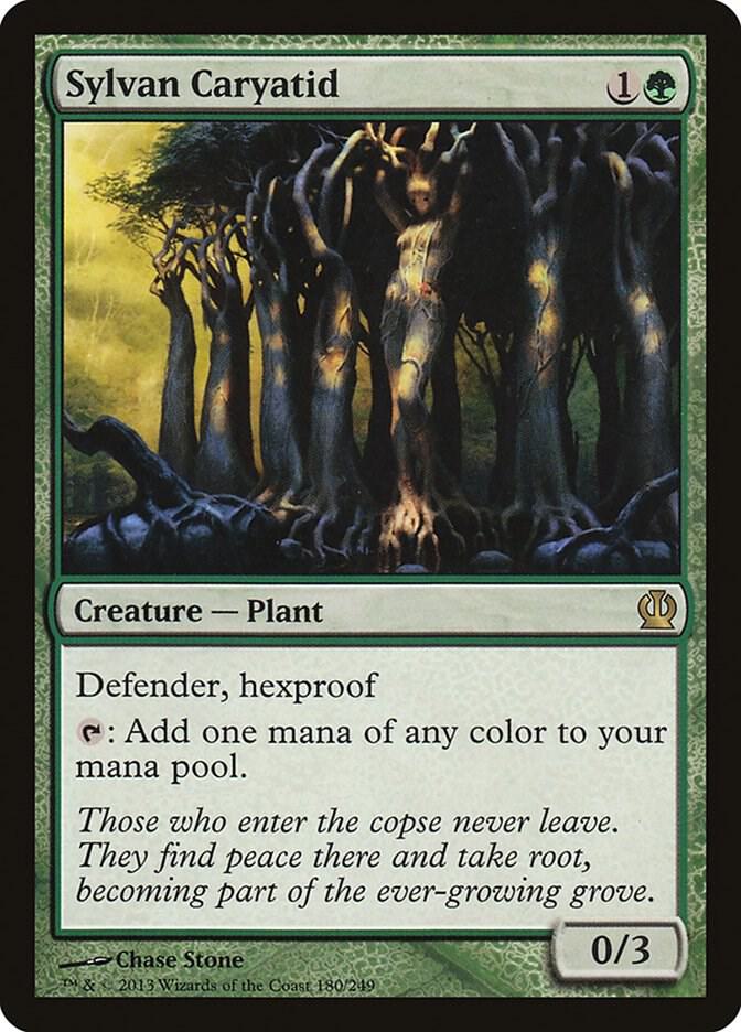 Sylvan Caryatid 180 (Theros)  - Foil | Good Games Adelaide SA