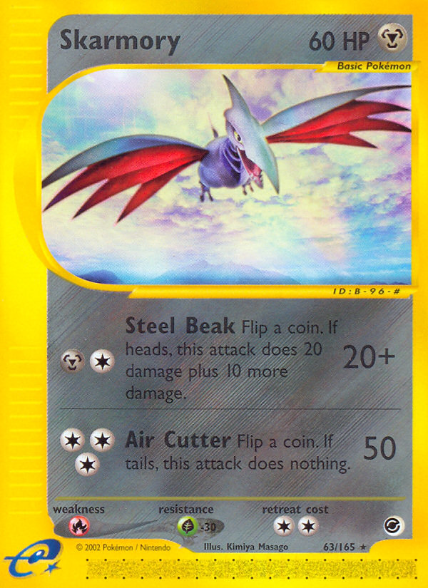 Skarmory (63/165) [Expedition: Base Set] | Good Games Adelaide SA