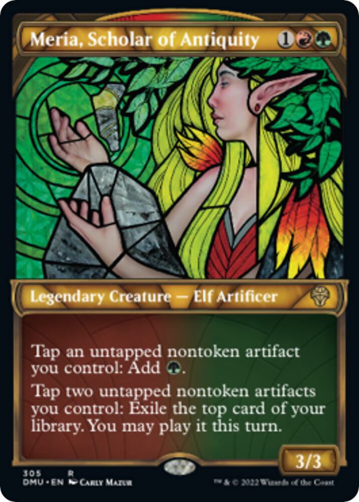 Meria Scholar of Antiquity Showcase 305 (Dominaria United)  | Good Games Adelaide SA