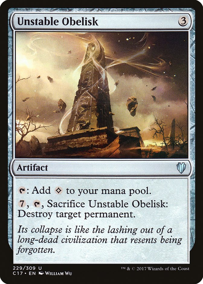 Unstable Obelisk [Commander 2017] | Good Games Adelaide SA