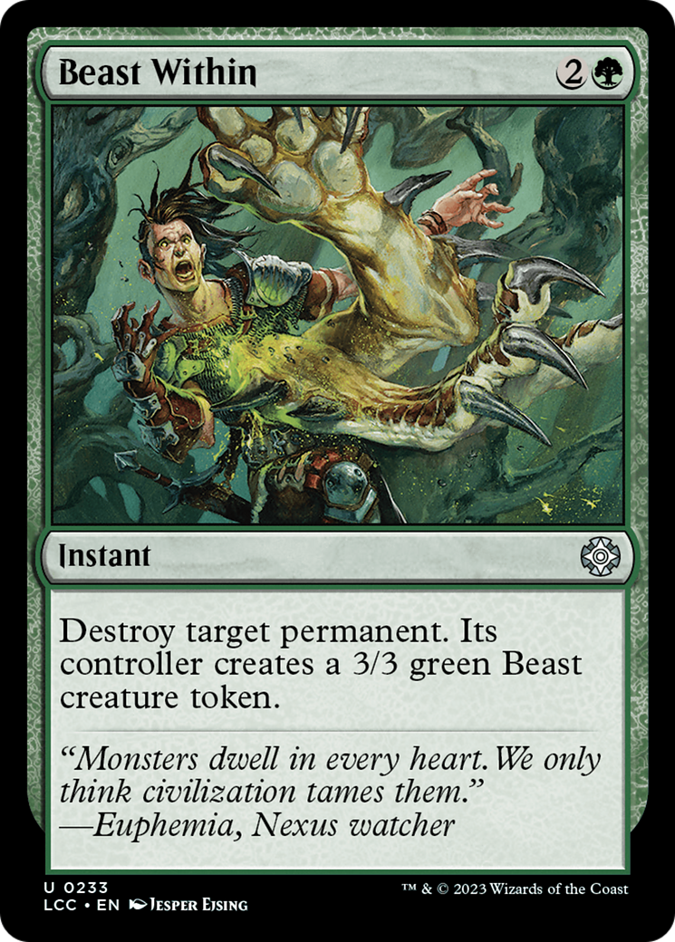 Beast Within [The Lost Caverns of Ixalan Commander] | Good Games Adelaide SA