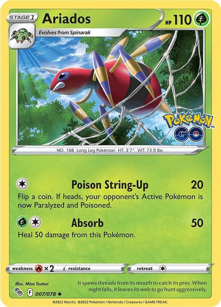 Ariados 007/078 (Pokemon GO)  | Good Games Adelaide SA