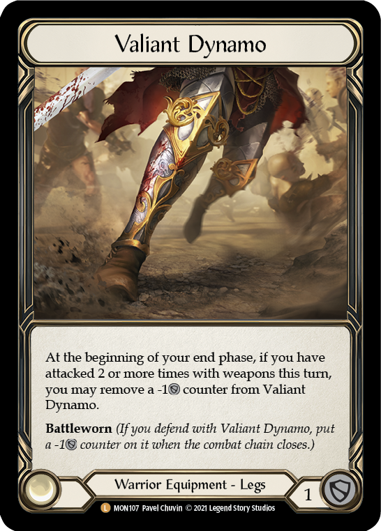 Valiant Dynamo [MON107-CF] 1st Edition Cold Foil | Good Games Adelaide SA